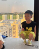 G.duck小黄鸭男童夏装套装2024新款儿童衣服韩版时尚一岁宝宝运动两件套 黑色 90 尺码1~2岁【 80-90cm】 实拍图