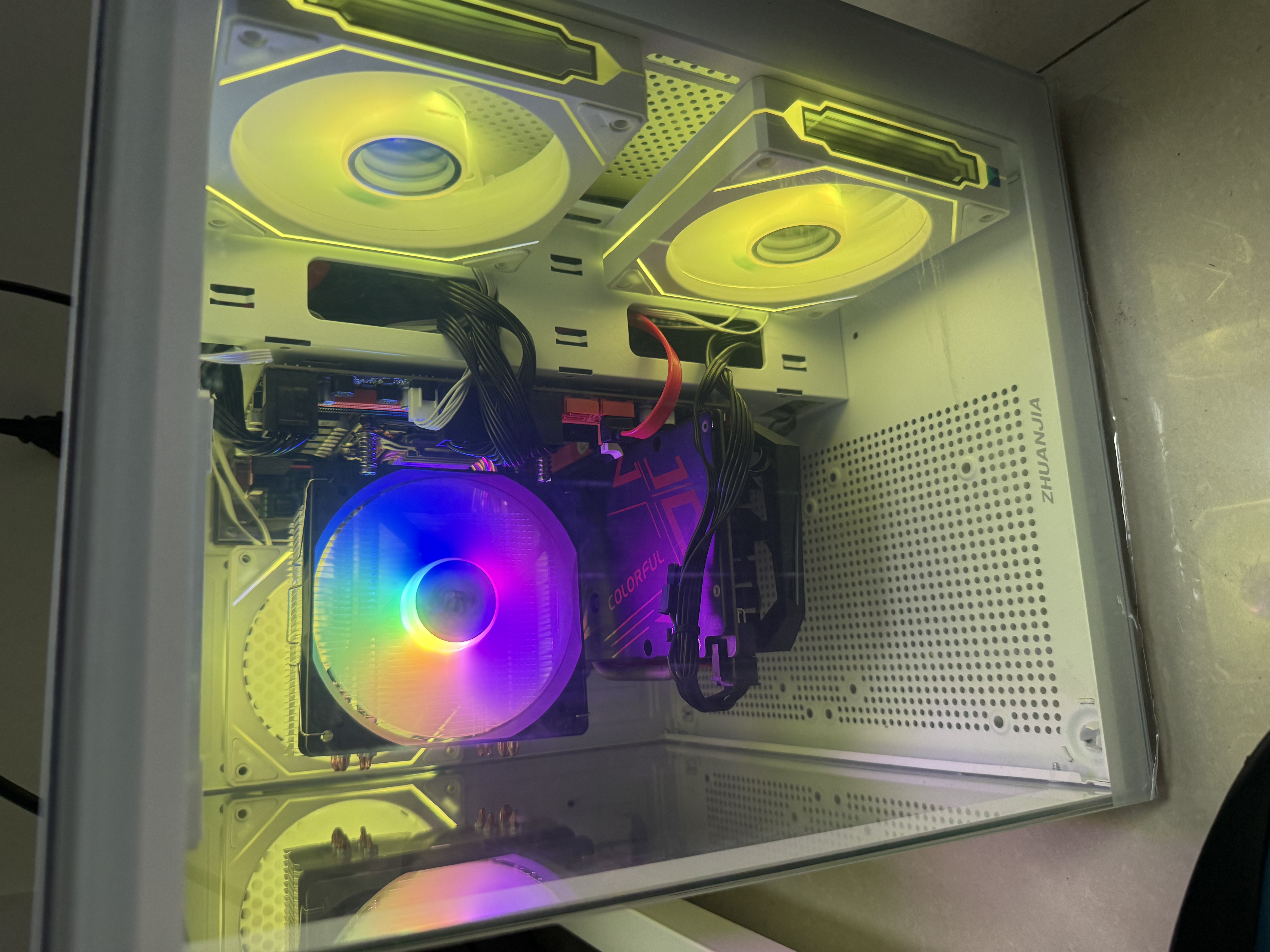 64G内存英特尔三十六芯二手电脑游戏台式机RTX5060独显黑神话吃鸡主机建模渲染DIY组装机 七：英特尔十八核+1012G+RTX3060 单主机 99成新 实拍图