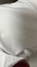 回力衬衫男春秋季纯色休闲长袖衬衫商务百搭白衬衣男 白色 5XL 实拍图