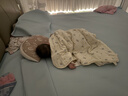 丸丫K2婴儿床围栏宝宝防摔防护栏床边护栏档板免打钉三面卡其1.8+2+2 实拍图