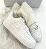 耐克NIKE女子空军一号AF1 百搭大童运动鞋FV5951-111白36 实拍图