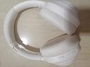 iKF T1 Max 主动降噪头戴式蓝牙耳机2026新款蓝牙6.0无线有线hifi音质电竞游戏低延迟超长续航云岩白 实拍图