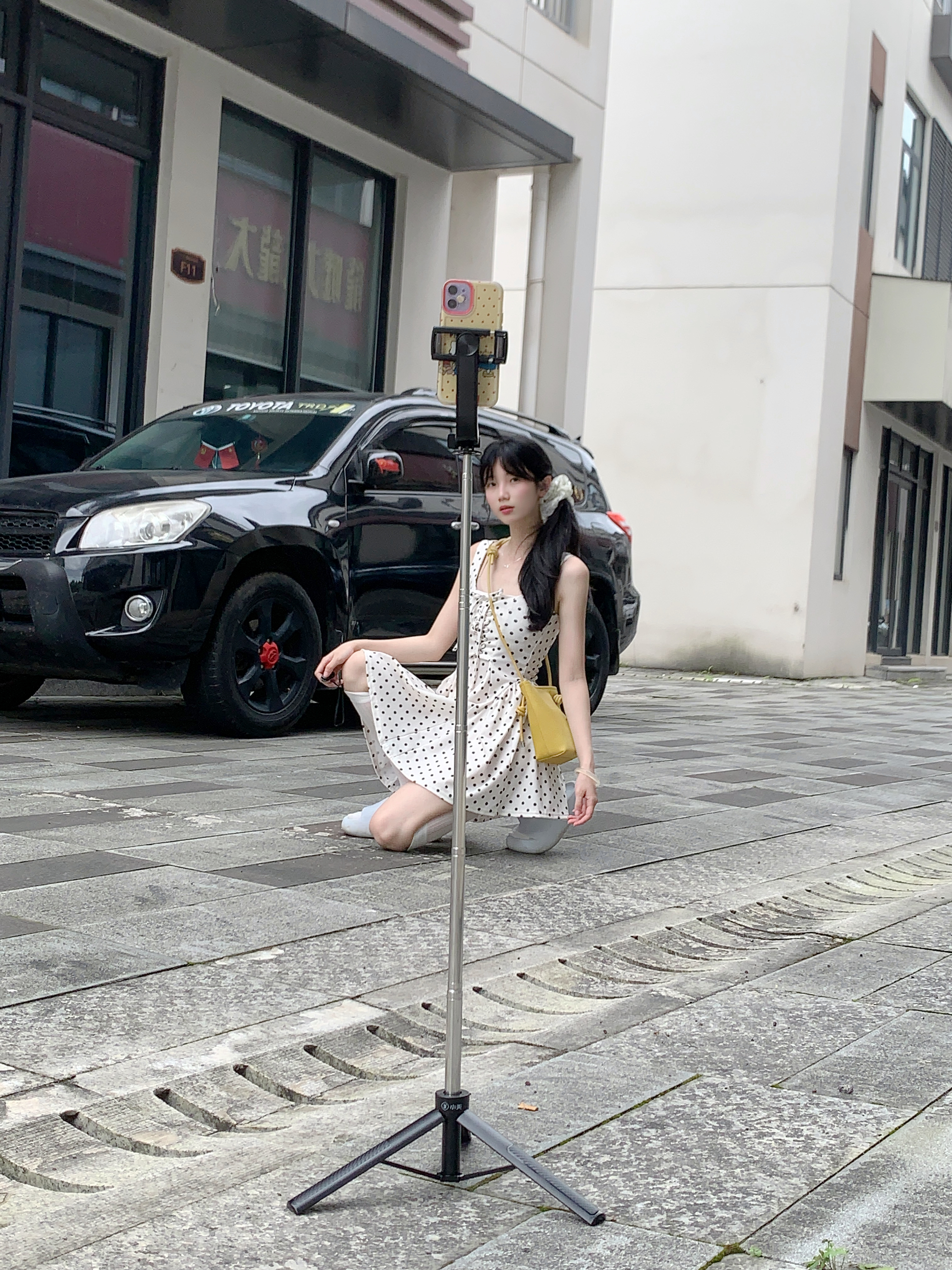 小天自拍杆三脚架手机支架落地直播手持迷你防抖伸缩便携小巧旅游演唱会自拍360度旋转多功能拍摄神器 实拍图
