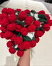 SWEET CUPID52朵玫瑰花束毯子手工永生花送闺蜜生日七夕情人节结婚礼物送女友 实拍图