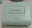 得力（deli）活页打孔器金属6孔/3孔可调节六孔打孔机小型a4活页本凭证装订机装订夹条 TA857抹茶绿 实拍图
