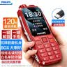 飞利浦（PHILIPS）E688老年手机全网通4G老人机大声音超长待机大屏大字体直板按键老人专用手机学生备用功能机绚丽红 实拍图
