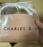 CHARLES&KEITH鳄鱼纹凯莉包手提斜挎婚包包女包生日礼物送女友CK2-50270880-1 BLUSH浅红色 S 实拍图