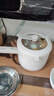 美的（Midea）电煮锅 小电锅 电蒸锅 宿舍小锅多功能锅辅食锅 1.6L学生寝室一体泡面小火锅电煮锅XZE2017 配蒸笼 实拍图