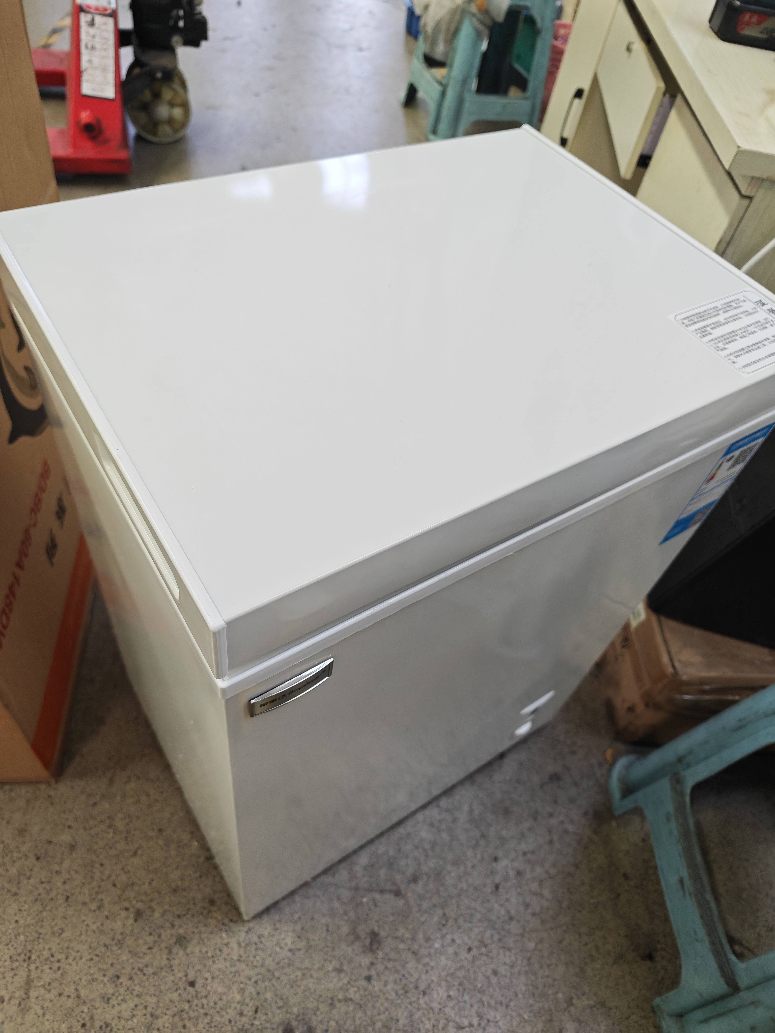 荣事达（Royalstar）小冰柜家用小型冷冻保鲜迷你冷藏商用卧式冷柜单用储母乳柜节能省电 148白色【可囤100斤肉 加厚发泡 强制冷】 实拍图