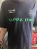 卡帕（Kappa）背靠背运动短袖男款纯棉2026新款夏情侣t恤男士半袖女K0EX2TD01D 高级显白-吸湿/透气-暗夜蓝黑906 XL （尺码推荐适合180/100A） 实拍图