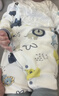 欢喜小熊婴儿短袖连体衣夏季薄款纯棉哈衣睡衣男女初生宝宝衣服2件装 实拍图