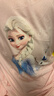 迪士尼（Disney）女童睡裙莫代尔夏女孩爱莎公主家居服冰丝睡裙儿童睡衣橘粉120 实拍图
