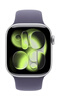 Apple/苹果 Watch S11 智能手表GPS+蜂窝款42毫米银色铝金属表壳雾紫色运动型表带S/M MF9G4CH/B 实拍图