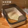 HELLOJOY猫砂盆特大号半封闭式除臭猫厕所防外溅猫沙盆猫屎盆带猫砂铲 实拍图
