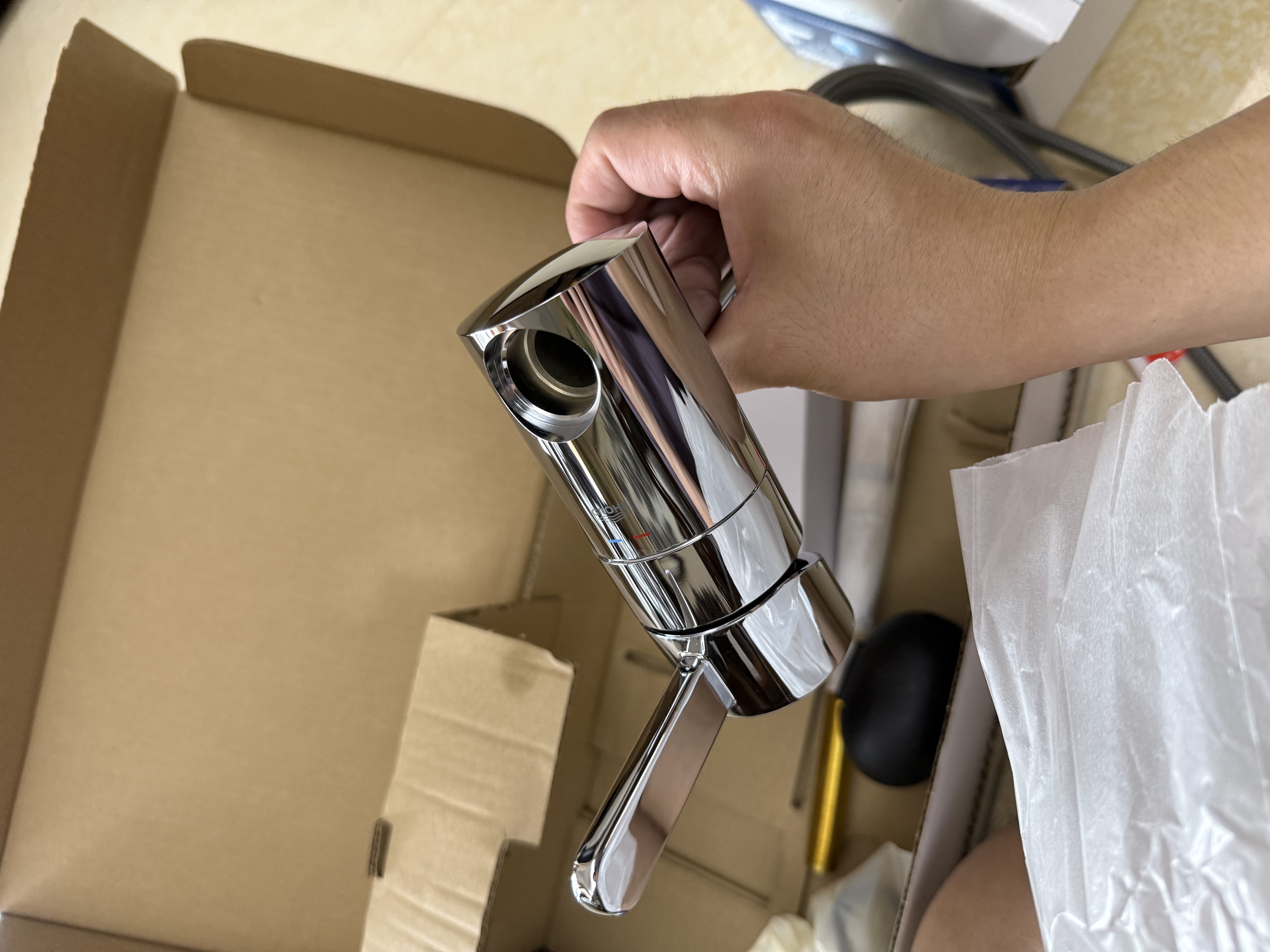 高仪（GROHE）进口家用厨房龙头 可抽拉/旋转冷热水洗菜 家用U型龙头3245510C 实拍图