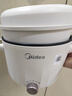 美的（Midea）电煮锅 泡面火锅宿舍小电锅 电蒸锅 多功能家用电热锅 2.6L蒸煮一体 小型2-3人用 配带蒸笼XZE2076 实拍图