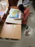 光明园迪灯桌一体儿童学习桌小学生书桌套装可升降写字桌课桌椅悦者120pro 悦者120 pro+A6-2卡其+粉椅套 实拍图