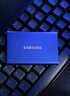 三星（SAMSUNG）2TB Type-c USB 3.2移动固态硬盘（PSSD） T7蓝色 NVMe传输速度1050MB/s 手机直连Mac mini外接 实拍图