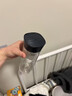 膳魔师（THERMOS）耐热玻璃水杯男女双层带滤网泡茶水杯子TCGB-400ml 黑色BK 400ml 实拍图