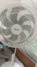 美的（Midea）【飓风节能】七叶柔风立式电风扇/家用轻音落地扇/台式小型风扇/大风力遥控定时摇头风扇 SAH35BSJ 实拍图