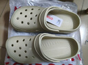 名创优品（MINISO）洞洞鞋男女夏季外穿沙滩凉鞋防滑厚底踩屎感包头凉拖鞋骨白40-41 实拍图