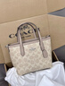 蔻驰（COACH）奢侈品女包奥莱款CITY15小号托特包单肩斜挎手提包送女友礼物 CW032SVPWH卡其配粉色(奶茶色) 实拍图