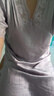 丝界重磅桑蚕丝夏季凉感舒适短袖真丝睡裙女蕾丝边V领丝绸睡衣礼物 实拍图