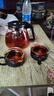 【京东物流】茶壶套装整套茶具大容量玻璃茶杯带滤网耐高温泡茶具 1000ML一壶+四杯套装【无茶盘】 实拍图