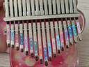 前谷卡林巴拇指琴17音水晶透明手指琴初学者儿童乐器圣诞节生日礼物 实拍图