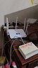无线路由器千兆wifi6家用高速穿墙王大户型全屋wifi信号放大增强器5G双频中继器电竞漏油器 AC300白色五天线【可穿墙/稳定不卡顿】送网线 实拍图