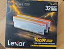 雷克沙（Lexar）DDR5 6000 32GB(16GB×2)套条 电竞RGB灯条台式内存条 CL36 国产颗粒 Thor雷神之刃二代 银色 实拍图