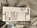 MUJI 男式 棉水洗府绸 短裤休闲短裤男款夏季纯棉全棉AED14A2S 米色 S 实拍图