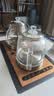 丰谷全自动上水电热水壶 茶台烧水壶 家用办公茶桌茶几嵌入式一体机茶具电茶炉套装 1L （37*20cm）底部单上水金色-蒸茶款 实拍图