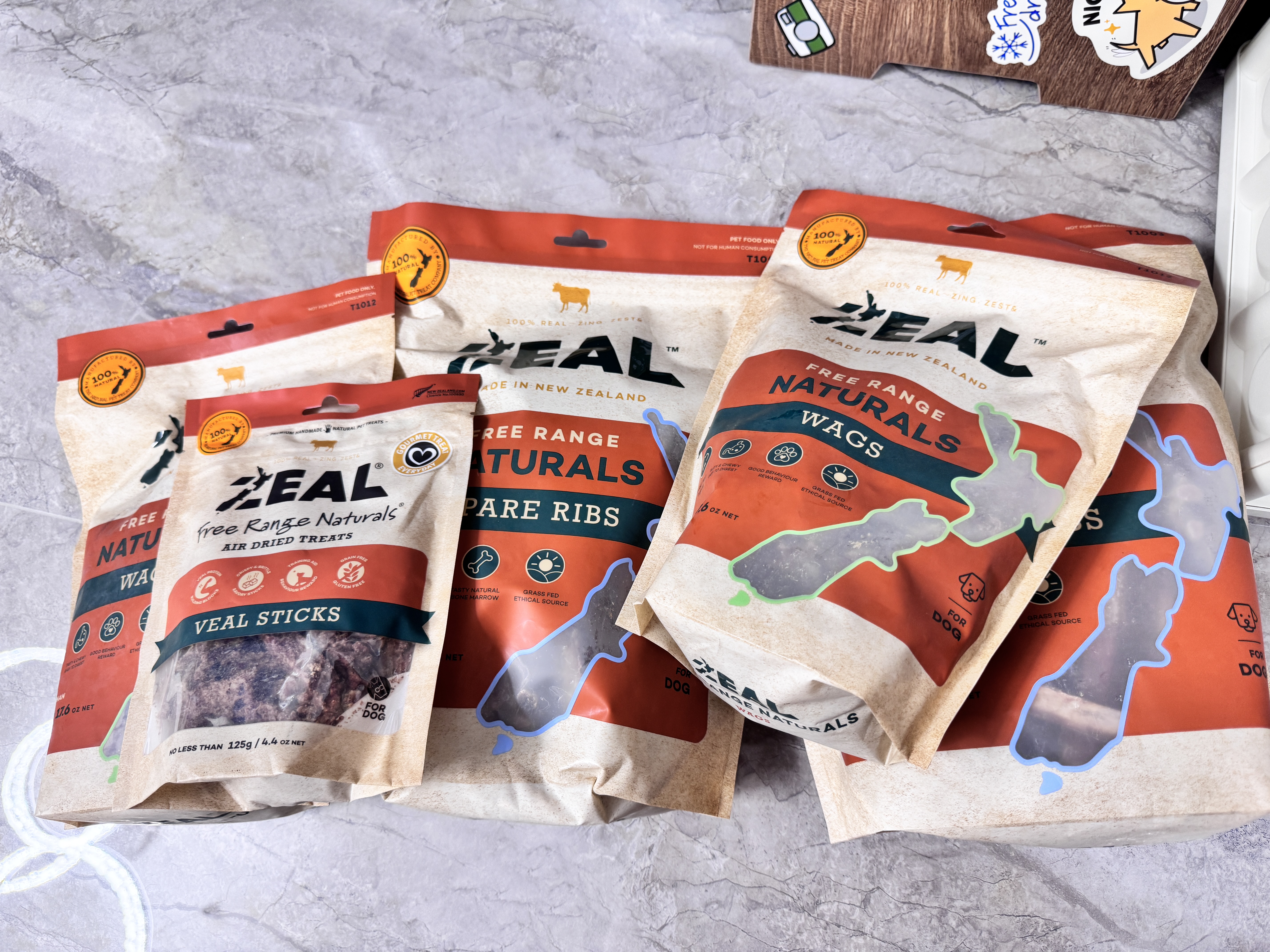 ZEAL新西兰原装进口狗狗零食风干小牛肉棒125g牛肉粒宠物零食磨牙棒 实拍图