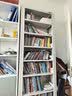 阿格贝贝图书馆书架钢制家用书柜落地置物架客厅卧室多层储物架至尊版 至尊版2.2米高0.8米宽白色主架 实拍图