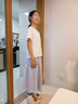 真维斯（Jeanswest）女童套装2026新款夏季儿童纯棉短袖t恤女孩蓝色百搭半身裙夏装 【纯棉短袖+四面弹半身裙】01 160 【推荐体重80-100斤】 实拍图