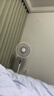 美的（Midea）【飓风节能】七叶柔风立式电风扇/家用轻音落地扇/台式小型风扇/大风力遥控定时摇头风扇 SAH35BSJ 实拍图