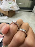 VLIFE情侣对戒仿真假钻戒莫桑结婚婚礼道具情侣戒指开口可调节求婚仪式 情侣对戒开口可调节  礼盒装 实拍图