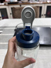 乐扣乐扣（LOCK&LOCK）夏季塑料水杯户外便携式提绳运动水杯手提式塑料壶500ML透明 实拍图