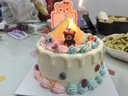 仕彩 生日快乐彩条派对装饰品宝宝ins卡片祝福女孩场景布置背景墙彩A 实拍图