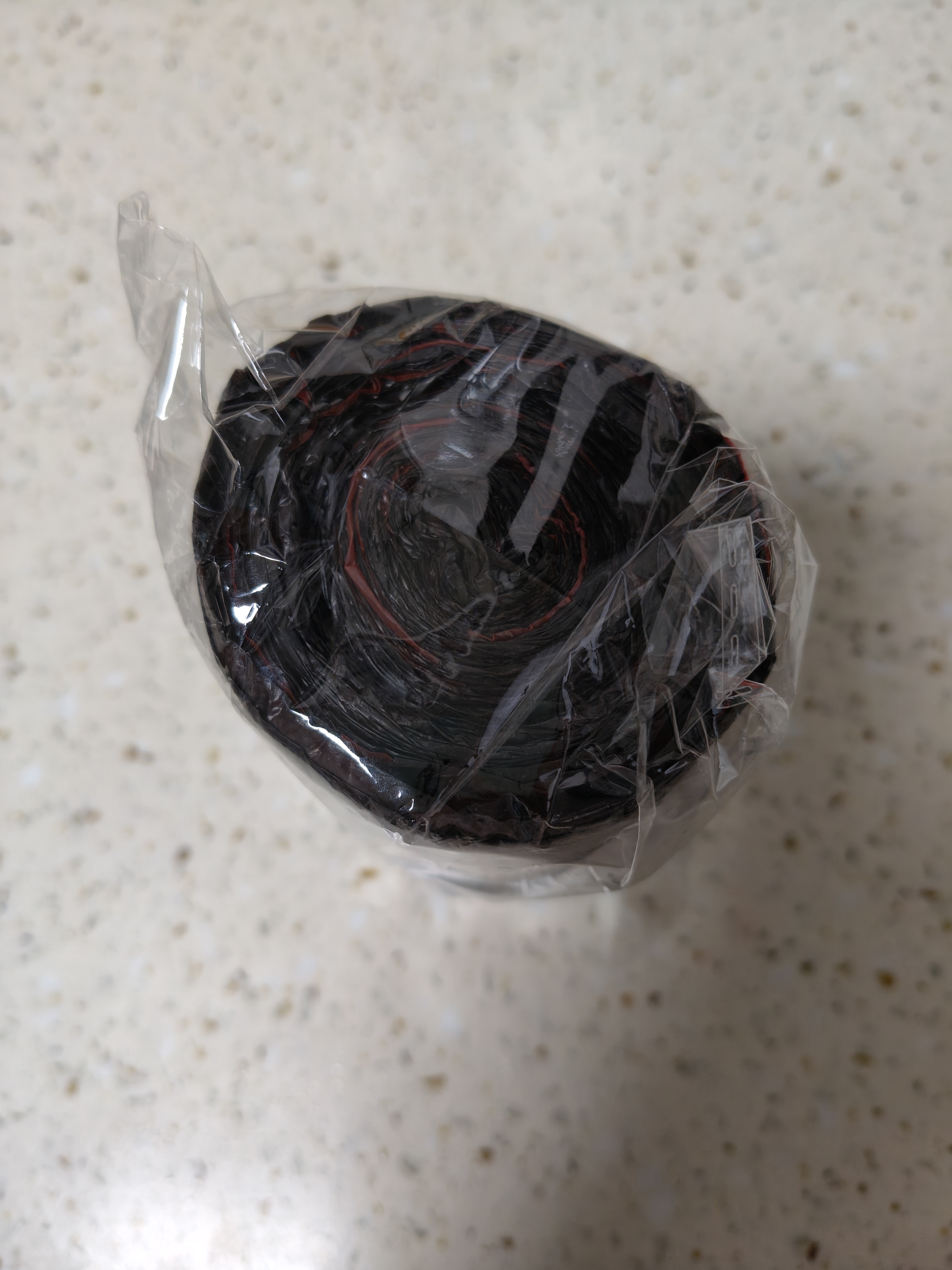 【销量100万+】家用办公垃圾袋加厚加大点断易撕45*45CM 京东物流 抽绳垃圾袋【50个】黑色 实拍图