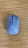 罗技（Logitech）M221 轻音鼠标 无线鼠标 办公鼠标 对称鼠标 带无线微型接收器 雾霭蓝 实拍图