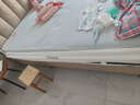 丸丫K2婴儿床围栏宝宝防摔防护栏床边护栏档板免打钉三面卡其1.8+2+2 实拍图