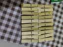 家用竹夹子晾衣夹晒衣服防风固定夹强力无痕老式木头小夹子木夹子 20个 实拍图