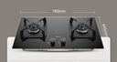 美的（Midea）【天然气】燃气灶 家用5.2kW猛火灶台嵌两用  64%热效率 可调节底盘 Q325-M【推荐新品A3】 实拍图