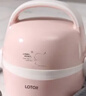 LOTOR电热饭盒自热插电保温热饭器蒸饭器上班族带饭神器办公室蒸煮可加热饭盒 1.2L 白色不锈钢煮锅款 实拍图