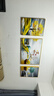 诗六艺家饰客厅装饰画北欧现代简约沙发背景墙挂画三联画大气轻奢壁画晶瓷画 家和富贵A（铝合金外框） 晶瓷画左右50*70+中间100*70亮面 实拍图