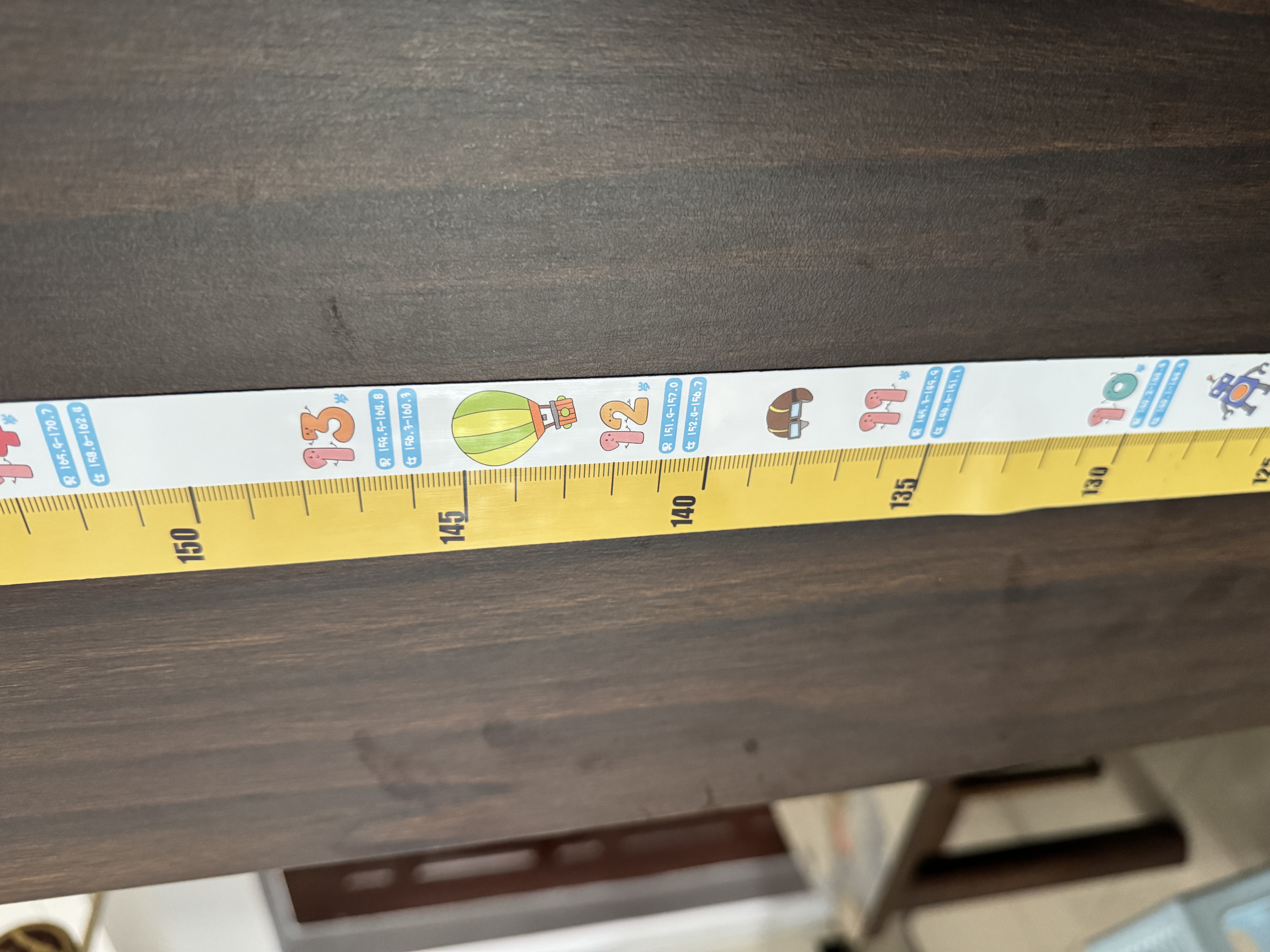纽备丽提儿童量身高墙贴立体磁吸测量神器可移除身高贴墙纸 实拍图