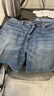 Levi's李维斯冰酷系列春夏新款男士凉感防晒宽松水洗牛仔短裤 中蓝色 32 实拍图