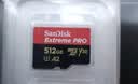 闪迪（SanDisk）512GB TF（MicroSD）内存卡 A2 4K V30 U3 C10 至尊超极速移动存储卡 读速200MB/s 写速140MB/s 实拍图